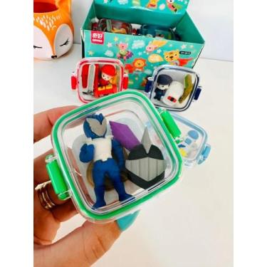 Imagem de Kit Borrachas 4 Em 1 Escolar Infantil Girls/ Profissões Eraser QH-8609
