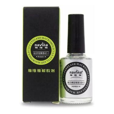 Imagem de 01 Removedor Líquido De Cola De Cílios Fio A Fio Navina 10ml - OEM