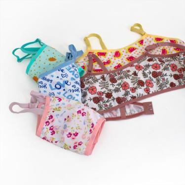 Imagem de Kit 15 Sutiã Sem Bojo Top Infanto Juvenil Menina Revenda - Empório da 