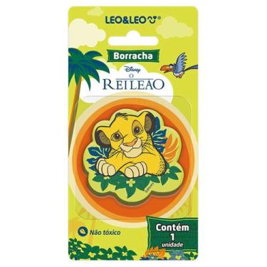 Imagem de Borracha Decorada Rei Leão Leo e Leo Blister 1 Und Escolar - Leo&leo 