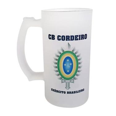 Imagem de Caneca Vidro Chopp Cerveja Personalizado Exército Brasileiro - GMH 