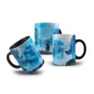 Imagem de Caneca de Porcelana Wukong Monkey King Heaven Blue 325mL - VilelaGG