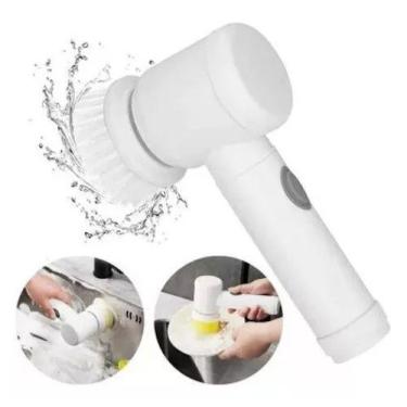 Imagem de Escova Eletrica De Limpeza 5 Em 1 Limpeza Lava Louças - altomex