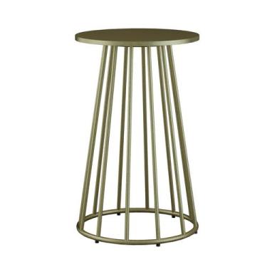 Imagem de Base Cone Aço Carbono Para Tampo Madeira ou Vidro - WolgueDecor