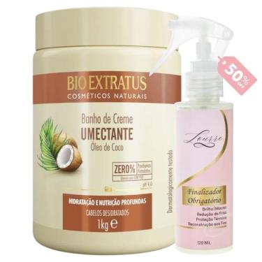 Imagem de Kit Umectante 1 Banho 1L + Finalizador Obrigatório Lourre 120ml - BIOE