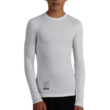 Imagem de Camisa térmica United Infantil Unissex Proteção Solar FPU50 Manga Long