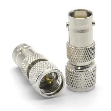 Imagem de Ahoaepy 2 peças Mini UHF PL259 para BNC Adaptador Coaxial, BNC Fêmea para Mini UHF SO239 Macho Antenas Conector Cabo Adaptador Coaxial para CCTV, Rádios WiFi, LMR