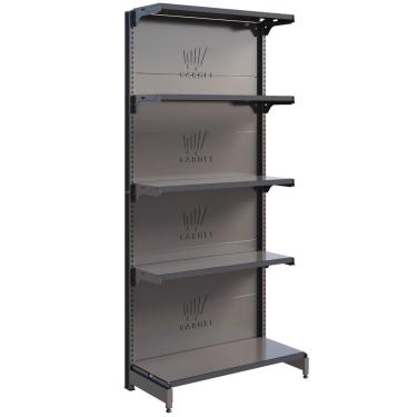 Imagem de Gôndola Parede 1 Inicial 1,70 m 40KG FIT Expositor de Supermercado Amapá