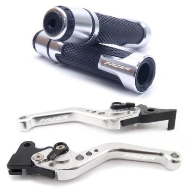 Imagem de Kit Esportivo Manete Manopla Fazer 150 Ubs Gravado a laser - Stark Rac