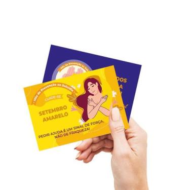 Imagem de Mini folheto Setembro Amarelo - Teodoro impressos, 50