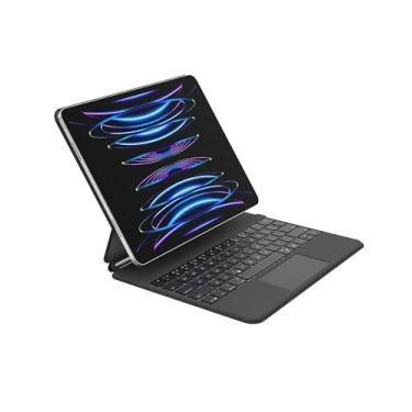 Imagem de Belkin Capa de teclado profissional com suporte magnético, teclado Bluetooth retroiluminado, controles multigestos, compatibilidade de armazenamento magnético Apple Pencil e teclas multimídia para