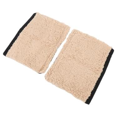 Imagem de Almofada do Apoio de Braço Cadeira, Capa de Apoio de Braço Cadeira Confortável 2 Peças para Cadeiras de Escritório (Bege)