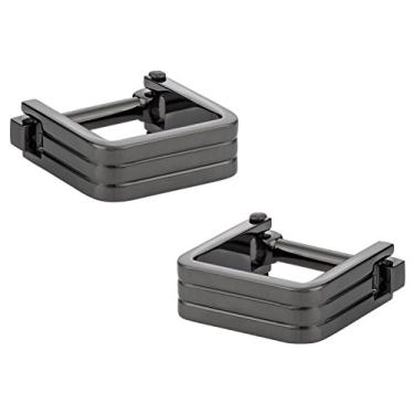 Imagem de Abotoaduras quadradas em bronze com caixa de apresentação