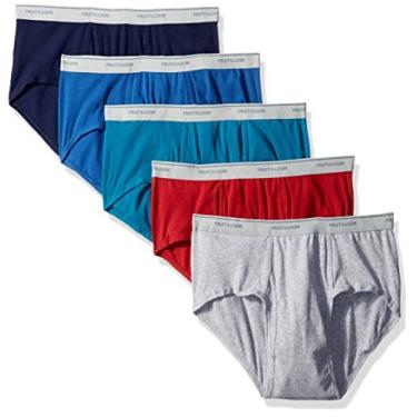 Imagem de Fruit of the Loom Cuecas masculinas modernas (pacote com 5), Assorted, Large