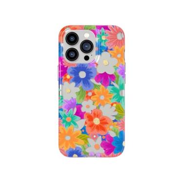 Imagem de Tech21 Evo Art Cutout Flora para iPhone 13 Pro – Capa protetora para celular com arte exclusiva e proteção multiqueda de 3,6 m