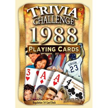 Imagem de 1988 Trivia Playing Cards: 30th Birthday or Anniversary Gift