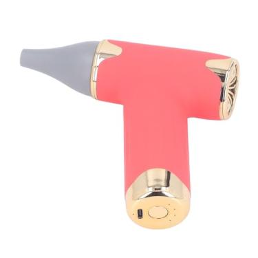 Imagem de Soprador de Poeira, Secador de Cabelo Vento de 4 Estágios Fácil de Transportar 60W para Gatos Cães para Casa para Acampar (Vermelho)