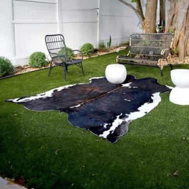 Imagem de Appaloosa Cowhides Tapete de couro bovino genuíno - Tapetes de couro natural para sala de estar e área para quarto - Tapete de couro de vaca real para decoração de casa rústica - Coleção de tapetes de