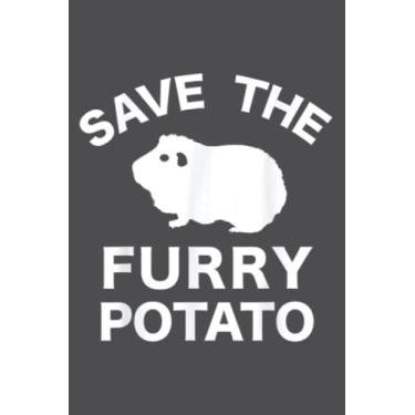 Imagem de Save The Furry Potato Animal Funny Guinea Pig Pet Hamster: Journal notebook, size 6 x 9 inches, 116 Pages