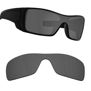 Imagem de Guarda Lentes de reposição polarizadas verdadeiras para óculos de sol Oakley Batwolf OO9101 - preto escuro