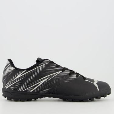 Imagem de Chuteira Puma Attacanto TT BDP Society Preta e Branca, 39