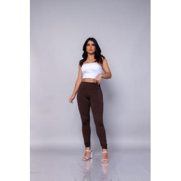 Imagem de Calça Legging Feminina Montaria Forrada Confortável Para Trabalhar - K