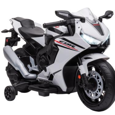 Imagem de Moto Eletrica Infantil Zippy Toys Honda CBR 1000RR 6V Branca