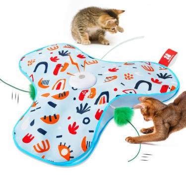Imagem de Brinquedo Interativo para Gatos Potaroma Hide and Seek - Com Penas em 