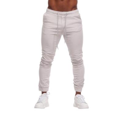Imagem de Calça Jeans Jogger Masculina Premium com Lycra - Sarja com Punho, Conf