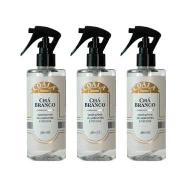 Imagem de Kit 3 Odorizante de Ambientes e Tecidos Coala Home Spray Chá Branco 260ml