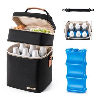 Imagem de Bolsa Térmica Babeyer para Leite Materno - Capacidade para 6 Mamadeira