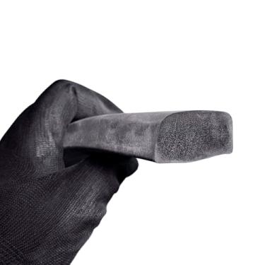 Imagem de Borracha Perfil Esponjoso Vedação 38x19mm Macio - 1 Metro Borrachas Londrina