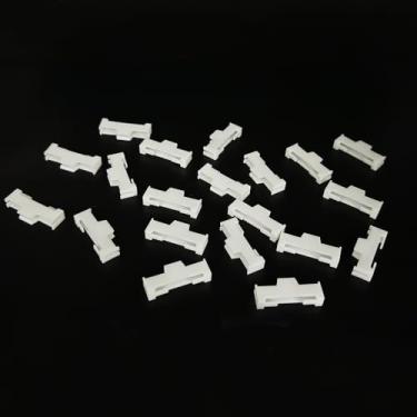 Imagem de 20PCS Servo Cable Clip Lock Servo Extension Cable Connector Clip Lead Wire Lock for RC Airplane Car Boat RC Toy DIY Model Part (White)