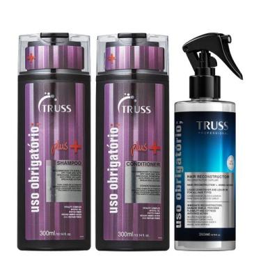 Imagem de Truss Uso Obrigatório Plus+ Kit Shampoo Condicionador e Uso Obrigatóri