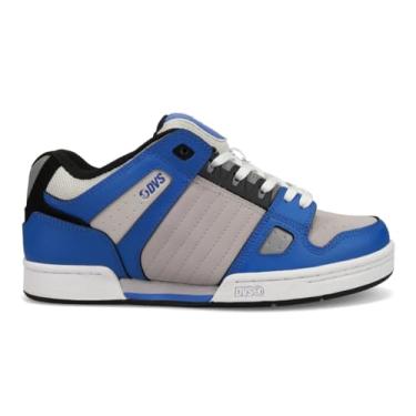 Imagem de DVS Tênis de skate masculino Celsius, Azul/cinza/branco, 46