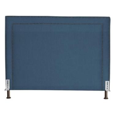 Imagem de Cabeceira de Cama Box Estofada 195 cm King Viviane Suede - Fina Mobíli