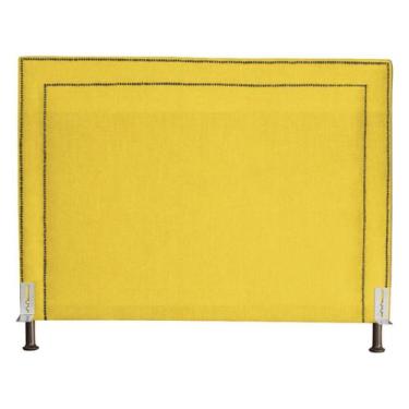 Imagem de Cabeceira de Cama Box Estofada 195 cm King Viviane Suede - Fina Mobíli
