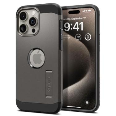 Imagem de Capa magnética Spigen para iPhone 15 Pro, Tough Armor MagFit [certificação Mil-Grade] para Apple iPhone 15 Pro - Gunmetal