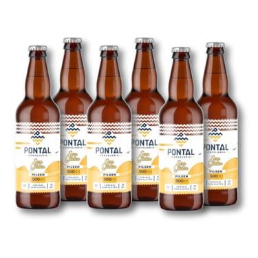 Imagem de Cervejaria Pontal, Pilsen Sem Glúten - Garrafa 500ml Pack Com 6 Unidades