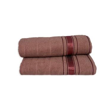 Imagem de Toalha de Banho Macia 100% Algodão Lepper Aurea 75cm x 1,50m, Rosado