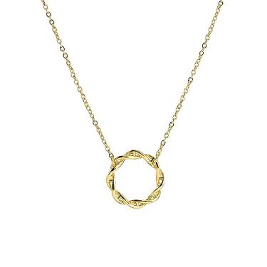 Imagem de Blingsoul Colar com pingente para mulheres - Corrente de ouro Colares de vale-presente joias para mulheres, Zinco, Sem Pedra Preciosa