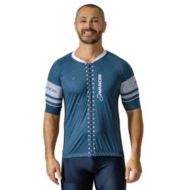 Imagem de Camisa Para Ciclismo Masculina Evolution Branco Savancini (3110), P