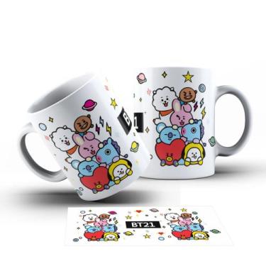 Imagem de Caneca personalizada BTS bt21 Kpop army - live