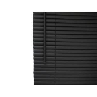 Imagem de Persiana Horizontal Pvc Preta 60 (l) X 80 (a) Cortina