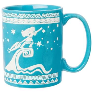 Imagem de Silver Buffalo Caneca de cerâmica Moana Wave Drawing Wax Resist 500 ml