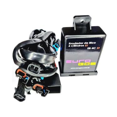 Imagem de Emulador 4 Bicos Injetores Chicote Delphi Conectores Eurogas