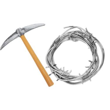 Imagem de TOYANDONA Kit De Acessórios Para Brincadeiras De Halloween - 2 Peças De Corrente De Plástico Prateada Realista E Conjunto Para Festa À E Decorações Assustadoras Faça Você Mesmo -