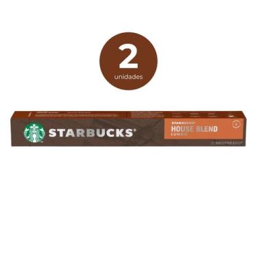 Imagem de 2 CAFÉ Cápsulas HOUSE BLEND STARBUCKS Nespresso 10un