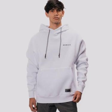 Imagem de Moletom Oakley Skull Big Heritage Branco, G