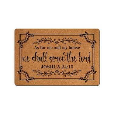 Imagem de VUZUCOSH Tapetes engraçados de boas-vindas, tapete de porta, capacho engraçado, tapetes de cozinha, tapetes de banheiro, tapete de porta de borracha antiderrapante 59,9 cm x 39,9 cm (As for Me and My